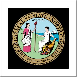 Seal of North Carolina (1971-1984) Posters and Art